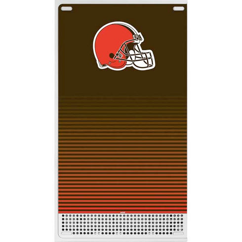 NFL Cleveland Browns Breakaway Xbox Series S Console Skin